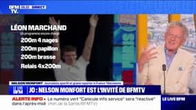 Nelson Monfort, journaliste sportif: "Léon Marchand est une pépite en or de la natation française"