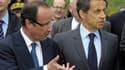 François Hollande (30%) creuse à nouveau l'écart sur Nicolas Sarkozy (23%) au premier tour de la présidentielle, selon un sondage BVA pour Orange, la presse régionale et RTL diffusé samedi. /Photo prise le 28 avril 2011/REUTERS/Philippe Wojazer