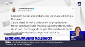 Violences à Lyon: Laurent Wauquiez tacle Gregory Doucet 