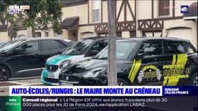 Rungis: le maire monte au créneau contre les voiture d'auto-école