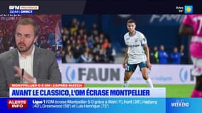 Ligue 1: l'OM écrase Montpellier et reprend sa marche en avant
