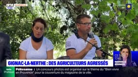 Gignac-la-Nerthe : des agriculteurs agressés