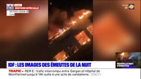Mort de Nahel: les images de cette nouvelle nuit d'émeutes en Île-de-France