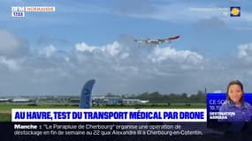 Seine-Maritime: au Havre, test du transport médicale par drone