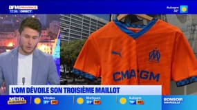 Marseille: l'OM dévoile son troisième maillot
