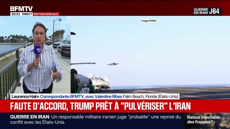 En visite à Palm Beach, Donald Trump exprime sa volonté de résoudre le conflit iranien