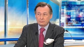 Loïc Tribot La Spière, délégué général du Centre d'étude et de prospective stratégique (CEPS), spécialiste de l'économie de l'aéronautique, sur le plateau BFMTV. 