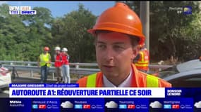 A1: réouverture partielle de l'autoroute après cinq semaines de travaux