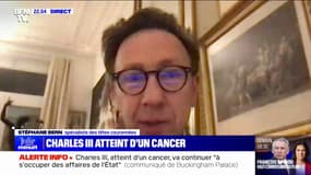 Cancer de Charles III: "Il y a une volonté de transparence dans la manière où le palais de Buckingham communique sur la santé du roi", réagit Stéphane Bern