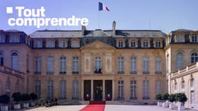 Le palais de l'Elysee à Paris le 18 juillet 2022