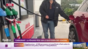Carburant: la pénurie pèse sur le quotidien des usagers