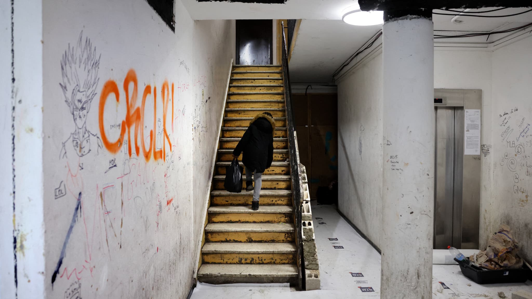 Résidence Le Chêne Pointu à Clichy-sous-Bois, le 9 février 2022