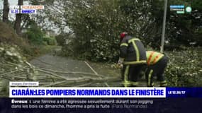 Tempête Ciaran: des pompiers normands en renfort dans le Finistère