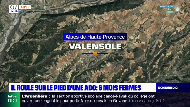 Digne-les-Bains: un homme condamné à 18 mois de prison, pour avoir roulé sur la cheville d'une adolescente
