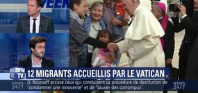 Pape François ramène 3 familles de migrants au Vatican (1/2)