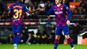 Ansu Fati et Antoine Griezmann