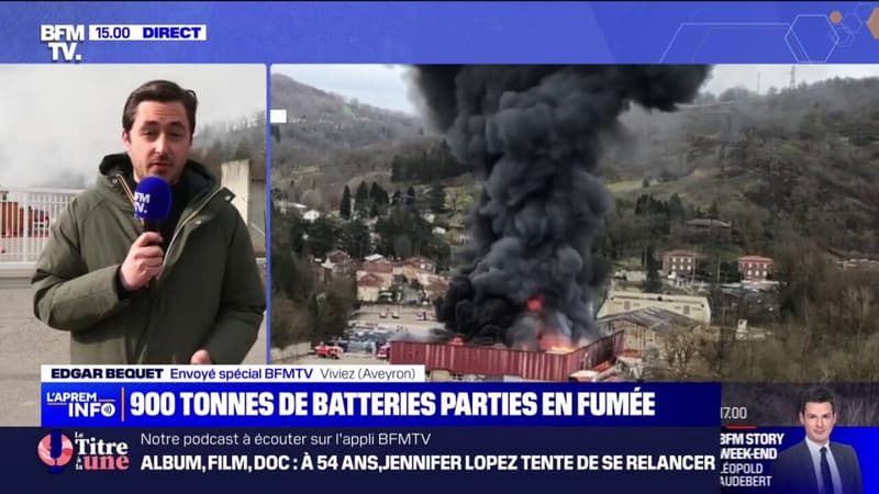 Incendie de batteries de lithium dans l'Aveyron: les analyses 