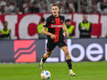 Florian Wirtz, le meneur de jeu du Bayer Leverkusen, le 15 septembre 2023
