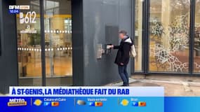 La médiathèque accessible hors des horaires d'ouverture à Saint-Genis-Laval