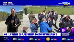 Hautes-Alpes: Renaud Muselier, une visite sous surveillance à Briançon