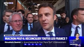 Emmanuel Macron à Cergy-Pontoise pour son premier déplacement de président réélu