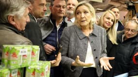 Marine Le Pen, le 28 février 2024 au Salon de l'agriculture à Paris