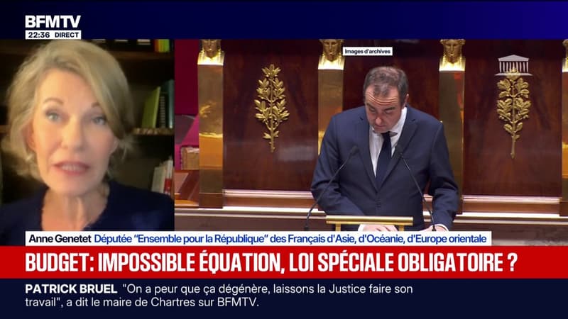 "Nous devons voter un budget de compromis", assure Anne Genetet, députée "Ensemble pour la République"