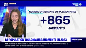 Toulon: la population augmente en 2023
