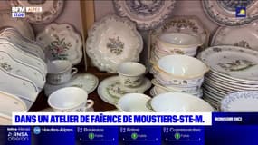 Alpes-de-Haute-Provence: dans un atelier de faïence à Moustiers-Sainte-Marie