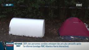 A Bordeaux, un "igloo" pour protéger les SDF du froid