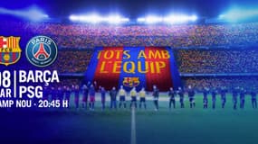 Le tifo de Barça-PSG révélé