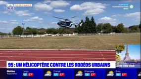 Val-d'Oise: un hélicoptère pour traquer les rodéos urbains depuis les airs