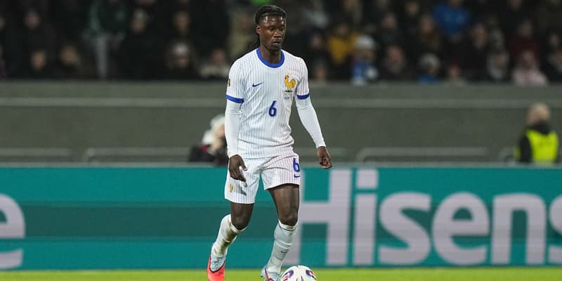 Eduardo Camavinga lors d'Islande-France, le 13 octobre 2025.