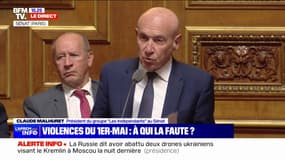 Violences du 1er-mai: la "zadisation de l'Assemblée nationale est en train de saper la confiance des Français" pour le président du groupe "Les Indépendants" au Sénat 