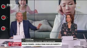 Fermeture des écoles: le gros clash entre Olivier Truchot et Barbara Lefebvre