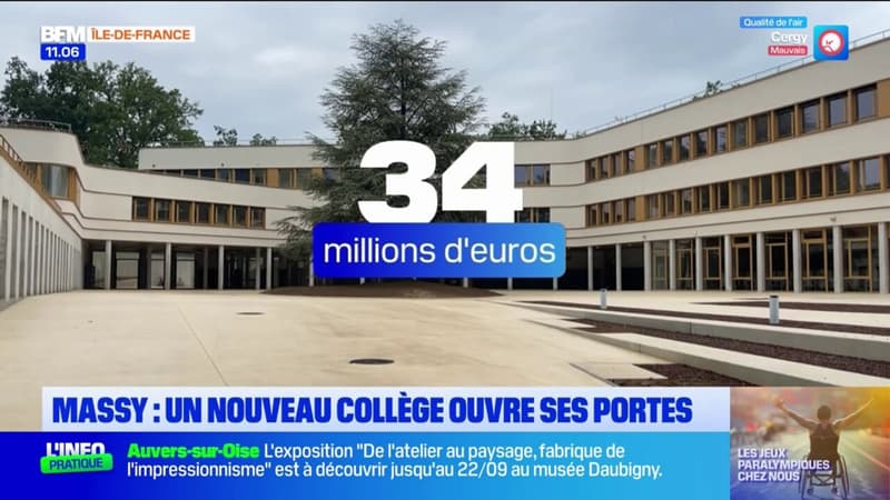 Massy: un nouveau collège ouvre ses portes (1/1)