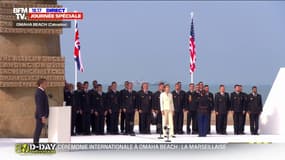 80 ans du Débarquement: La Marseillaise entonnée lors de la cérémonie internationale à Omaha Beach