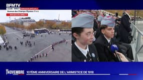 "C'est une fierté de participer à une cérémonie du 11-Novembre", déclare ce cadet de la Défense de La Rochelle