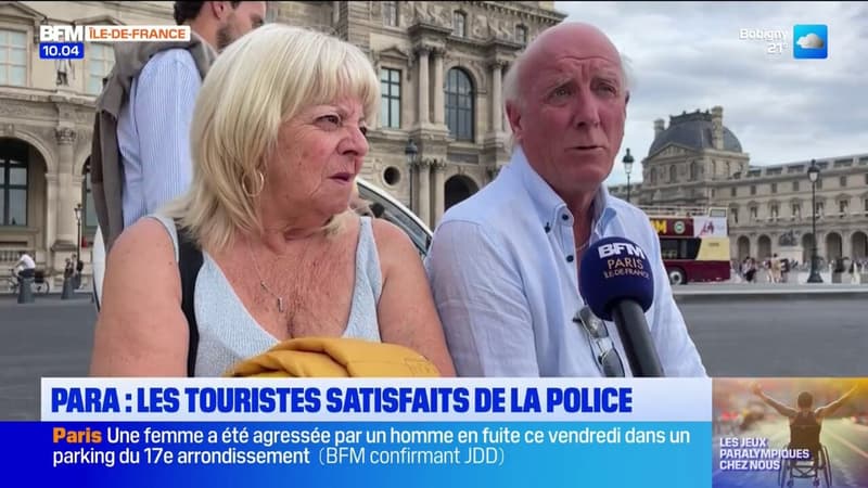 Paris : les touristes satisfaits de la police lors des Jeux paralympiques (1/1)