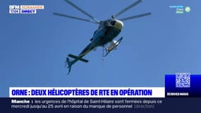 Normandie: 71 pylônes du réseau RTE installés par deux hélicoptères