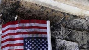 Dégats au consulat américain de Benghazi, en Libye. Les détails de l'attaque du consulat, qui a coûté la vie à l'ambassadeur Chris Stevens et à un quatrième Américain membre du corps diplomatique restent confus, mais deux officiels libyens assurent qu'un
