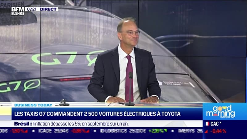 Les taxis G7 commandent 2 500 voitures électriques à Toyota