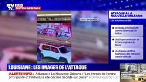 Les images de l'attaque à la Nouvelle-Orléans filmée par des caméras de vidéosurveillance
