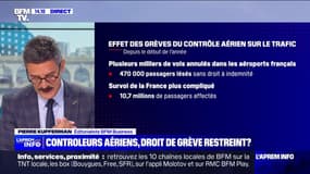 Face au nombre de vols annulés, une proposition de loi vise à restreindre le droit de grève des contrôleurs aériens