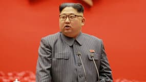 Kim Jong-un, le dirigeant nord-coréen, le 24 décembre 2017