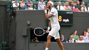 Laurent Lokoli à Wimbledon le 3 juillet 2023