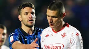 Un match Atalanta-Fiorentina, à Bergame le 24 avril 2024