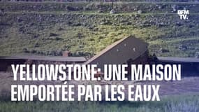 Cette maison se fait emporter par des inondations monstres au parc national de Yellowstone