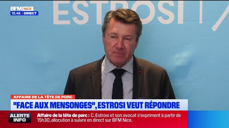 Tête de porc retrouvée au domicile de Christian Estrosi: "Je veux connaître la vérité", affirme le maire de Nice