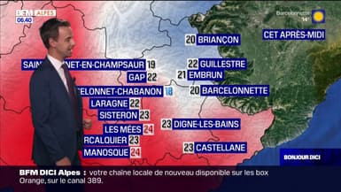 Météo Alpes du Sud: un ciel voilé ce jeudi avec quelques averses, jusqu'à 24°C à Manosque